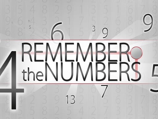 Remember the numbers 